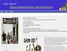 Tablet Screenshot of londonbluegrass.org